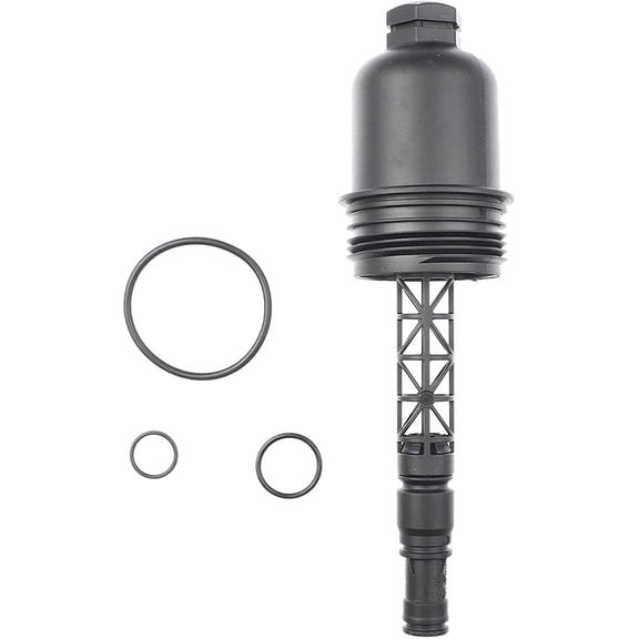A-Premium Oil Filter Housing Cover Cap Compatible with Mercedes-Benz S204 C250 2012-2015 W204 C250 2012-2014 R172 SLK250 2012-2015 1.8L with O-Ring