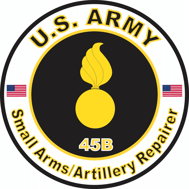 3 8 inch u s army mos 45b small arms artillery repairer walmart 