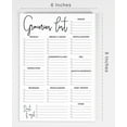 thumbnail image 2 of Inkdotpot Grocery List Notepad 6 x 9 inches Magnetic Note pad with Printed Shopping List Items and Blank Grocery Shopping Spaces , 54 Page Weekly Grocery Shopping Planner, 2 of 8