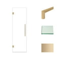 thumbnail image 4 of Transolid Ehta257610c-T Elizabeth 76" High X 25" Wide Hinged Semi Frameless Shower Door -, 4 of 7