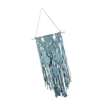 FONWILYO 1Pcs Creative Handmade Woven Decor Style Cotton Rope Wall Hanging
