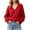 Red, variant on Aboser Womens Trendy V Neck Sweaters Dressy Casual Long Sleeve Pullover Tops Comfy Soft Knit Sweater Ladies Workwear