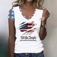 thumbnail image 2 of Fabrcox 1776-2026 USA 250th Anniversary Shirt Flag Print 4th of July Womens Shirts Independence Day Celebration Freedom Patriotic Shirts for Women, 2 of 4