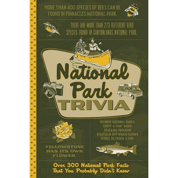 National Park Trivia Softcover Book, (Paperback)