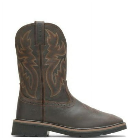 

Wolverine Men s Rancher Square-Toe Wellington Pull On Work Boots