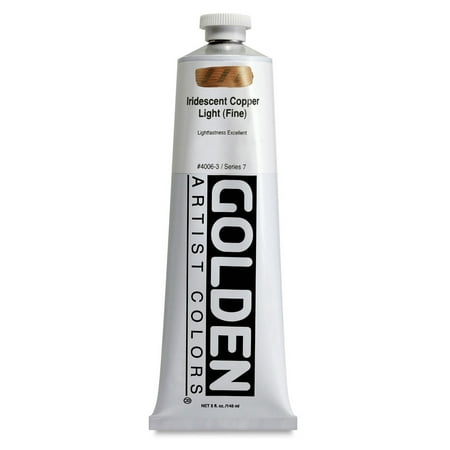 UPC: 0738797400634 | Golden Heavy Body Artist Acrylic 5 oz Iridescent Copper Light (Fine)