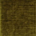 thumbnail image 1 of Ahgly Company Indoor Square Abstract Green Contemporary Area Rugs, 7' Square, 1 of 1