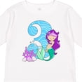 thumbnail image 4 of Inktastic Third Birthday Mermaid Girls Long Sleeve Toddler T-Shirt, 4 of 5