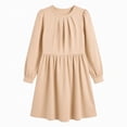 thumbnail image 6 of YTCAMLO Plus Size Fall Dresses for Women Casual Ruched Crew Neck Midi Dress Puff Long Sleeve A Line Dress High Waist Casual Dress, 6 of 8