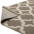 thumbnail image 6 of Modway Cerelia 94.5x122" Moroccan Trellis Fabric Area Rug in Light/Dark Beige, 6 of 8