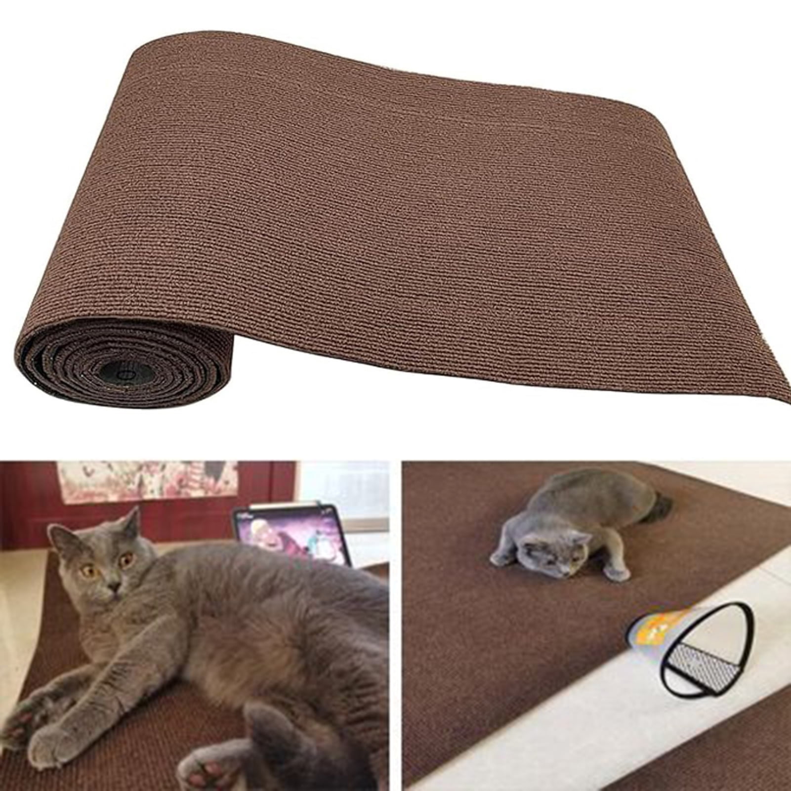YIFAEUX Cat Scratch Furniture Protector Adhesive Cat Scratch Pad Sofa Protector DIY Climbing Cat Scratcher Couch Protector for Indoor Cat