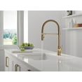 thumbnail image 5 of Delta 9659-BL-DST Trinsic 1.8 GPM Single Hole Pre-Rinse Pull Down Kitchen Faucet - Black, 5 of 7