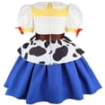 thumbnail image 3 of Cosplay Costume Cowgirl Star Pattern Dress with Peplum Detail for Halloween Role Play Carnival Festive Celebration, 3 of 5