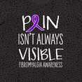 thumbnail image 4 of Inktastic Fibromyalgia Awareness Pain Isn't Always Visible Women's Plus Size T-Shirt, 4 of 5
