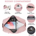 thumbnail image 2 of Bolsa de viaje LUOCIP de gran capacidad rosa para mujer, 2 of 7