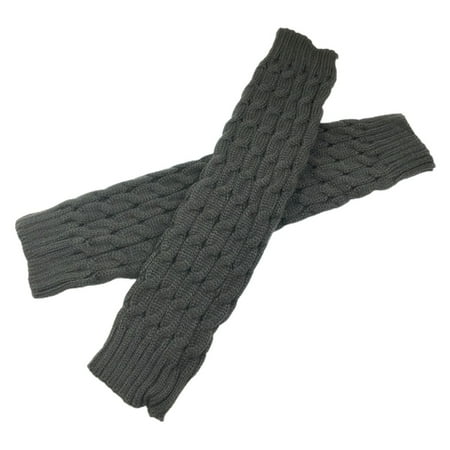 

LINASHI Leg Warmers 1 Pair Leg Warmers Solid Color Comfortable Wearing Breathable Women Girls Cable-Knit Leg Warmers for Daily Wear Party Sports