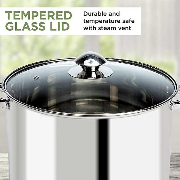 Instant Pot NEW Tempered Glass Replacement Lid Clear 6 QT 5.7L Steam Vent  Handle