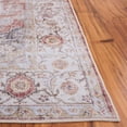 thumbnail image 6 of Safavieh Tucson Nazca Oriental Machine Washable Area Rug, Light Gray/Rust, 2'6" x 4', 6 of 15