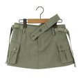 thumbnail image 5 of new spring and summer women's feminine cotton sexy skirt-Army Green-S, 5 of 6