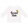 thumbnail image 3 of Inktastic Second Mate pirate with parrot and bandanna Boys or Girls Long Sleeve Toddler T-Shirt, 3 of 5