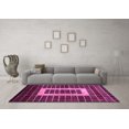 thumbnail image 3 of Ahgly Company Indoor Rectangle Abstract Pink Modern Area Rugs, 4' x 6', 3 of 4