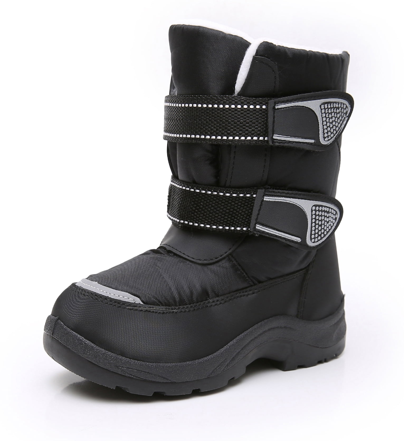 Apakowa Kids Boys Snow Boots Winter Waterproof Slip Resistant Cold ...