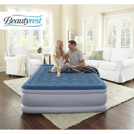 Simmons Beautyrest Extraordinaire Air Bed Mattress with Built-In Pump