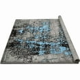 thumbnail image 5 of HR HANDCRAFT RUGS HR Modern Contemporary Abstract Area Rug Denim - 5' X 7', 5 of 5