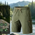 thumbnail image 2 of Besolor Plus Size Workout Shorts for Men Drawstring Elastic Waist Lightweight Casual Running Athletic Hiking Shorts with Pockets(4X-Large,Army Green), 2 of 7