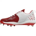 thumbnail image 4 of New Balance Mens Fuel Cell L4040v6 Low Metal Baseball Cleats Red/White 6.5, 4 of 6