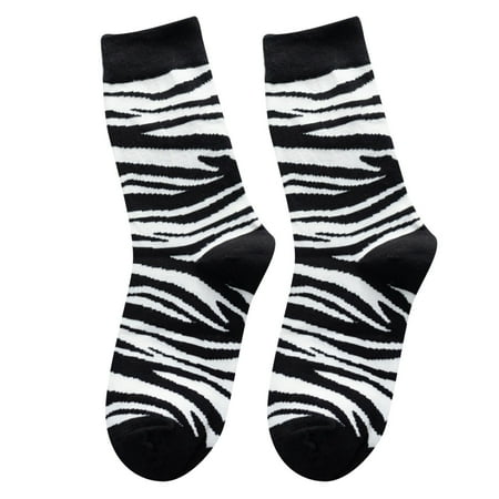 

Women Stockings Color Matching Cute Cartoon Printed Fashion Casual Stockings Calcetines Meias