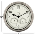 thumbnail image 5 of Westclox 12" Metal Indoor/Outdoor Wall Clock, 5 of 5