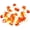 Orange 1PCS, variant on Fake Garland with Maple Leaves String Lights,Fall Garland Lights Battery Operated,Autumn Lighted Fall Garland,Thanksgiving & Halloween Decorations for Home Indoor,Holiday Party Fall Decor,Orange 2PCS