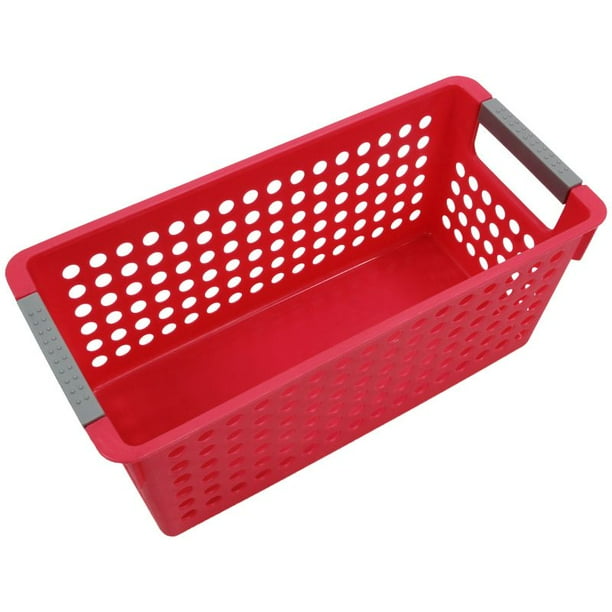 Japanesestyle Stackable Plastic Storage Baskets/Bins Organizer Fruit