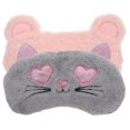 thumbnail image 5 of 2pcs Plush Eye Masks Eye Protective Patches Cartoon Shading Blindfolds, 5 of 5