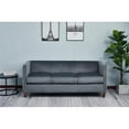 thumbnail image 6 of Home Square 2-Piece Set with Velvet Livingroom Sofa and Chair in Gray, 6 of 11