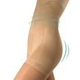 thumbnail image 3 of Calzitaly High Waist Tights Control Top Shaping Nylons, 20 Denier Pantyhose (S, SOLEIL), 3 of 6