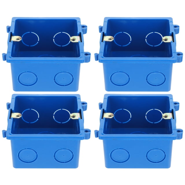 4pcs Dustproof Junction Box Universal Electrical Cable Protective Container