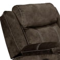 thumbnail image 2 of Global Furniture USA U7303C Brown Microfiber Glider Recliner, 2 of 5