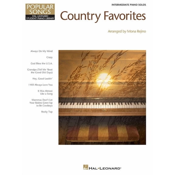 Country Favorites: Hal Leonard Student Piano Library Popular Songs Series Intermediate Level, (Paperback)