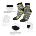thumbnail image 5 of Pofeuu Geometric Print 30cm Socks, Adult Running Hiking Socks for Youth and Adult, 5 of 7