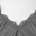 thumbnail image 5 of CYiJun Womens Nightgowns Sleeveless Lace Sleepwear Soft Pleated Tank Nightgown, 5 of 8