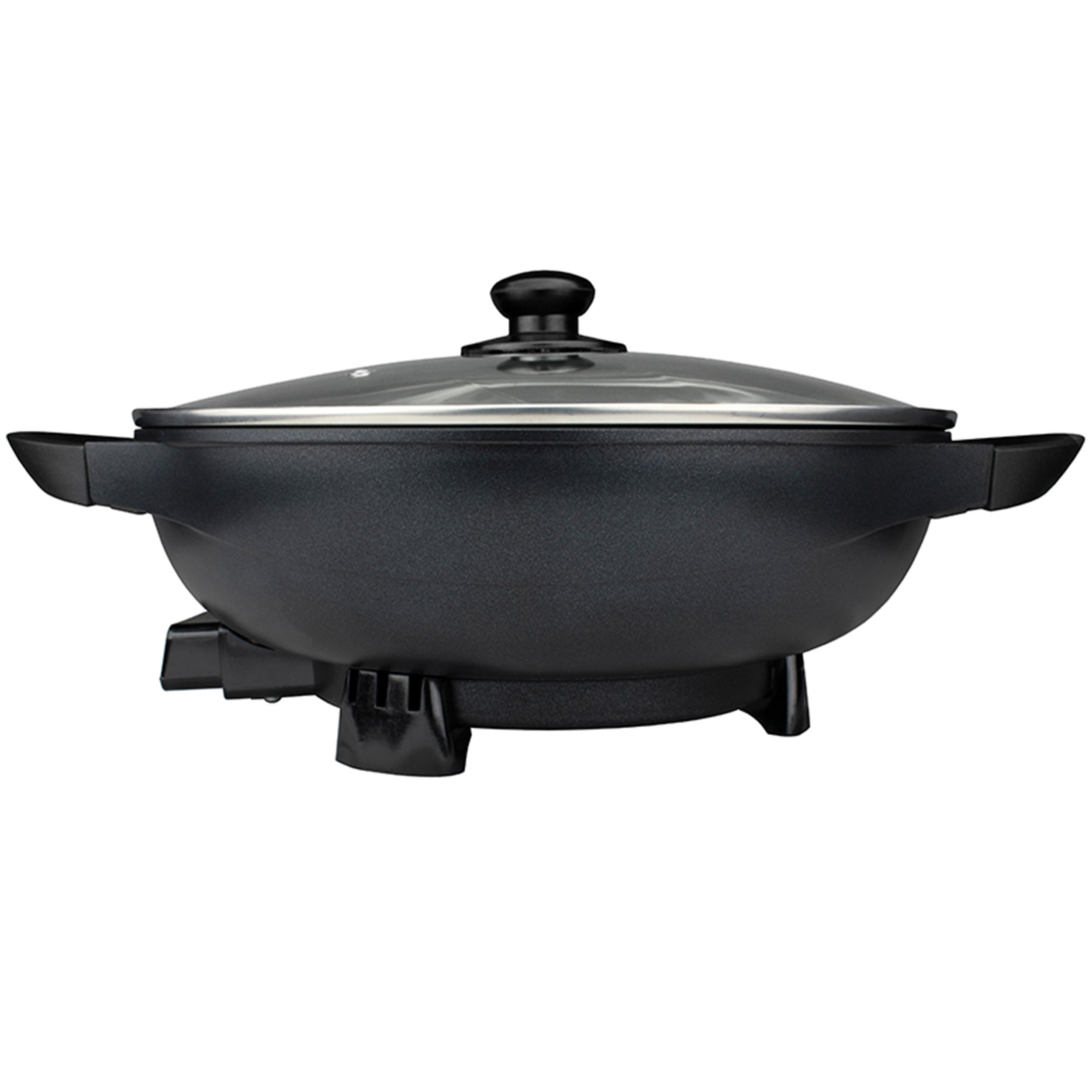 Large Heavy Duty Nonstick w/ Lid Kitchen Dining Cookware Details about   Electric Wok 7 Qt 
