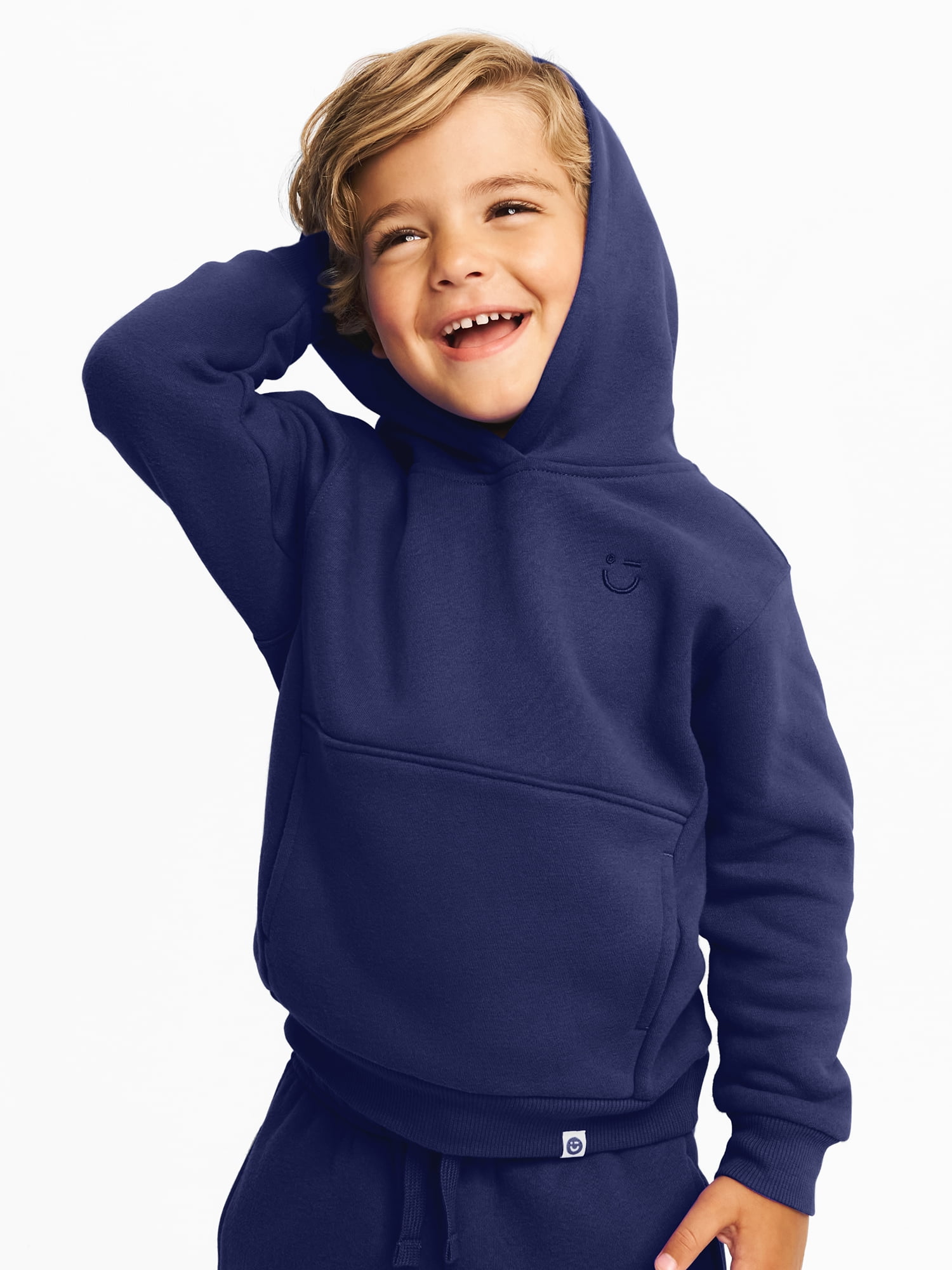 Color Mix by Garanimals Baby & Toddler Fleece Hoodie, Sizes 0–6T