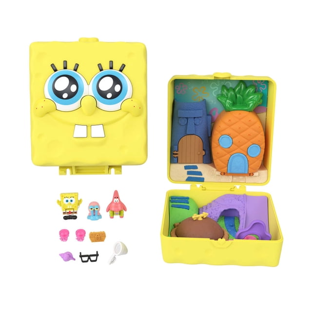 Set de Juego Mattel Polly Pocket Compacto Bob Esponja