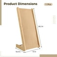 thumbnail image 3 of Extra Large Cat Scratcher, L-shaped Sisal Cat Scratching Pad, Solid Scratching Ramp, Vertical & Tilted Design, Sturdy Claw Post for Big Cats, 3 of 5