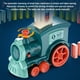 thumbnail image 2 of Muyoka Juego de tren de dominó para niños de más de 3 años, juego de seguimiento interactivo entre padres e hijos con 60 piezas de juguete de tren de colocación de ladrillos de dominó automático que f Muyoka Hogar, 2 of 7
