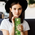 thumbnail image 6 of Cute Green Avocado Skinny Tumbler with Lid and Straw,Avocado Gifts Decor, Unique Birthday Gifts for Women,Avocado Stuff, Avocado Travel Mug Coffee Water Bottle Tumbler 20 oz, 6 of 6