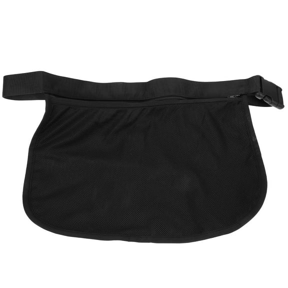 FUEENIRVA Portable Tennis Storage Bag Mesh Cloth Material Lightweight with Wrist Strap Holder