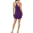 thumbnail image 3 of INSPIRE CHIC Women's Sleeveless Sleepwear Chemises Lingerie V Neck Mini Slip Soft Pajama Dress M Dark Purple, 3 of 6